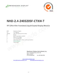 NHD-2.4-240320SF-CTXI#-T Datenblatt Cover