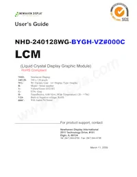 NHD-240128WG-BYGH-VZ#000C Datasheet Copertura