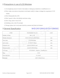 NHD-240128WG-BYGH-VZ#000C 데이터 시트 페이지 4