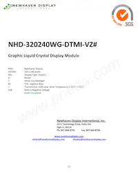 NHD-320240WG-DTMI-VZ# 데이터 시트 표지