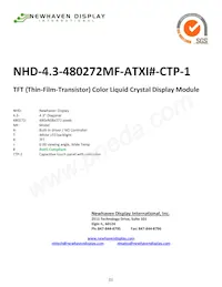 NHD-4.3-480272MF-ATXI#-CTP-1 Datasheet Cover