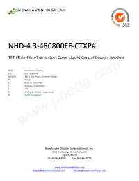 NHD-4.3-480800EF-CTXP# Datasheet Copertura