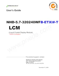 NHD-5.7-320240WF-ETXI#-T Datenblatt Cover