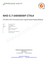 NHD-5.7-640480WF-CTXL# 封面