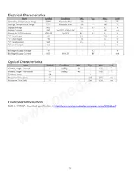 NHD-C12864AZ-FSY-YBW數據表 頁面 5