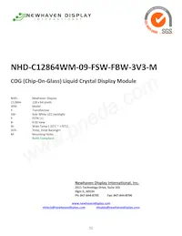 NHD-C12864WM-09-FSW-FBW-3V3-M Datasheet Cover