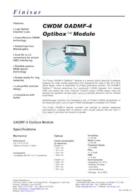 OADMF-4-2-SC Datasheet Copertura