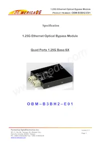 OBM-B3BH2-E01數據表 封面