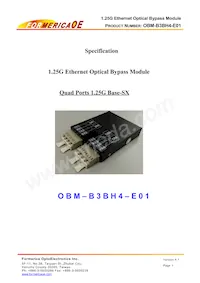 OBM-B3BH4-E01 Datasheet Cover