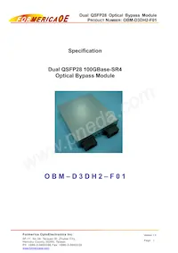 OBM-D3DH2-F01 Datasheet Copertura