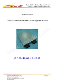 OBM-D3QH2-B01 Datasheet Cover