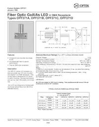 OPF371A Datasheet Cover