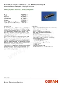 PDSP2114 Datasheet Cover