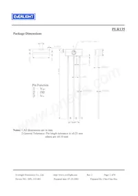 PLR135 데이터 시트 페이지 2