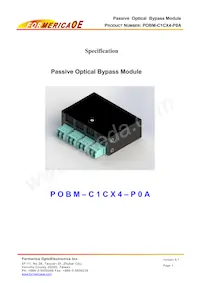 POBM-C1CX4-P0A Datasheet Cover