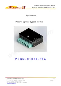 POBM-C1CX4-P0A 데이터 시트 표지