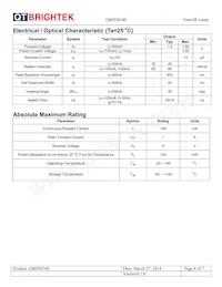 QBED8340 Datasheet Pagina 4