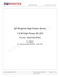 QBHP684-IR4BU Datenblatt Cover