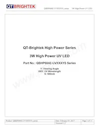 QBHP684E-UV385BS Datasheet Cover
