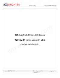 QBLP651-IR1 Datasheet Cover