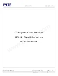 QBLP653-IR1 Datasheet Cover