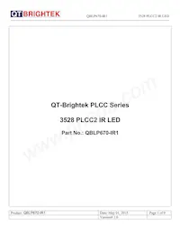 QBLP670-IR1 Datasheet Cover