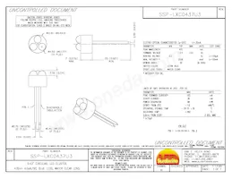 SSP-LXC0437U3 Datasheet Cover
