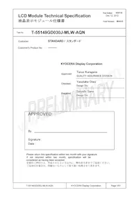 T-55149GD030J-MLW-AQN Datasheet Cover