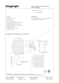 TA07-11SYKWA Datasheet Cover