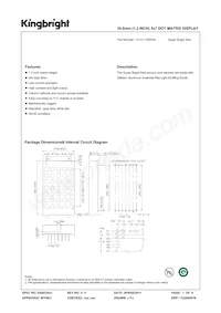 TA12-11SRWA Datasheet Cover