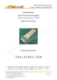 TAS-A1EB1-FAQ Datasheet Cover