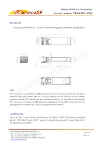 TAS-A1EB1-FAQ Datasheet Page 12