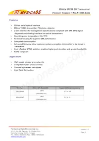 TAS-A1EH1-8AQ Datasheet Pagina 2