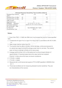TAS-A1EH1-8AQ Datasheet Pagina 9