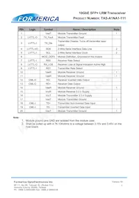 TAS-A1NA1-111 Datasheet Pagina 7