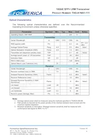 TAS-A1NA1-111 Datasheet Pagina 9