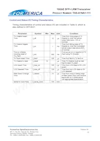 TAS-A1NA1-111 Datasheet Page 12