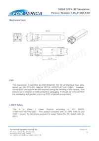 TAS-A1NB1-FAH Datasheet Pagina 12