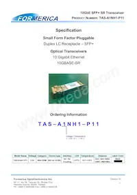 TAS-A1NH1-P11 Datasheet Cover