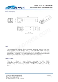 TAS-A1NH1-P11 Datasheet Page 14