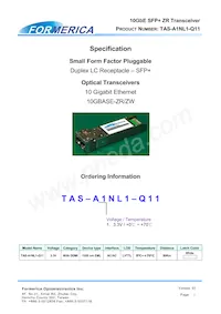 TAS-A1NL1-Q11 Datenblatt Cover