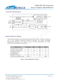 TAS-A1NS1-K11 Datasheet Page 7