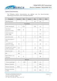 TAS-A1NS1-K11 Datasheet Page 9