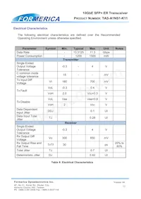 TAS-A1NS1-K11 Datasheet Page 12