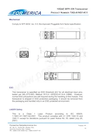TAS-A1NS1-K11 Datasheet Page 16