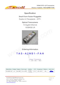 TAS-A2NB1-FAH數據表 封面