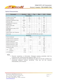 TAS-A2NB1-FAH Datasheet Page 7