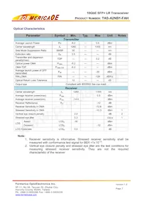 TAS-A2NB1-FAH Datasheet Pagina 7