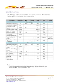 TAS-A2NH1-P11 Datasheet Pagina 8