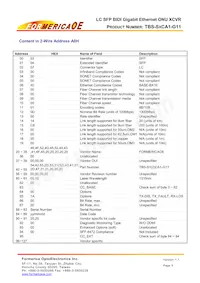 TBS-S2CA1-G11 Datasheet Page 6